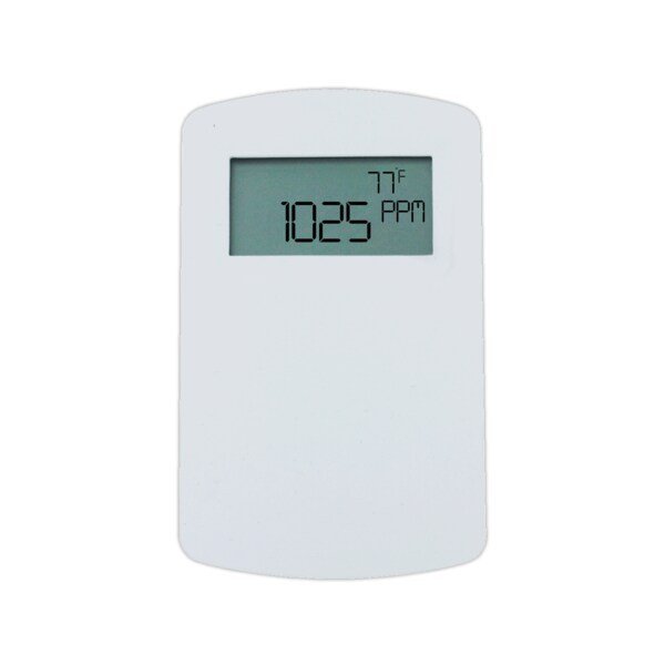 Carbon Dioxide/Temp, Wall Mount, North American Housing, LCD Display, Dwyer Instruments, Mfr#: CDT-2N44-LCD